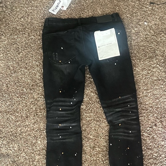 Purple jeans size 28 in men